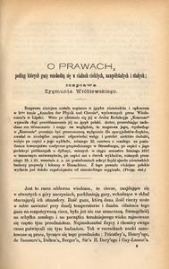 O prawach...