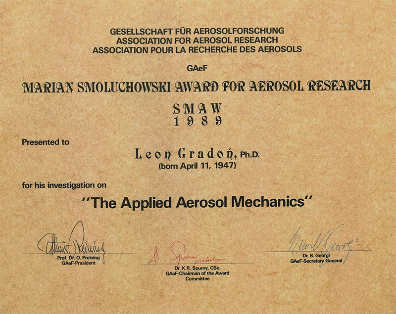 Smoluchowski Award Smoluchowski Award