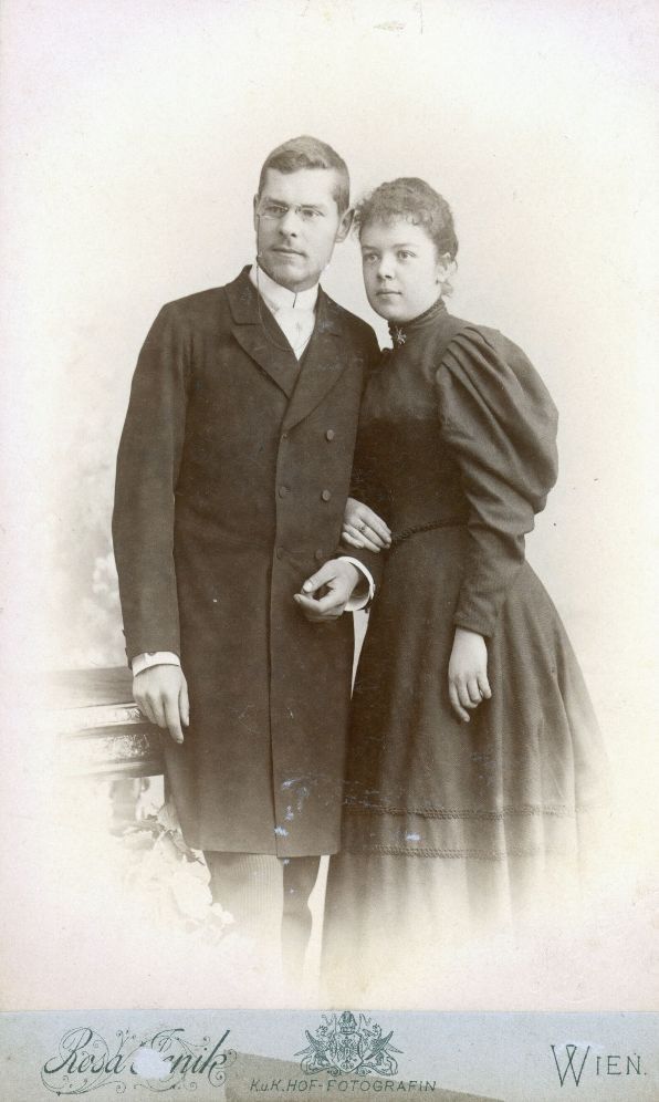 Tadeusz i Maria Smoluchowscy, brat i bratowa Mariana