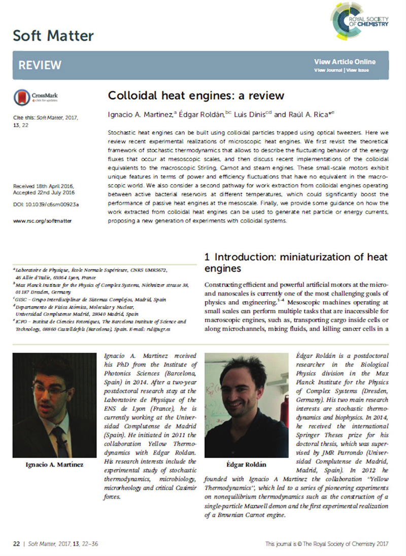 Colloidal heat engines