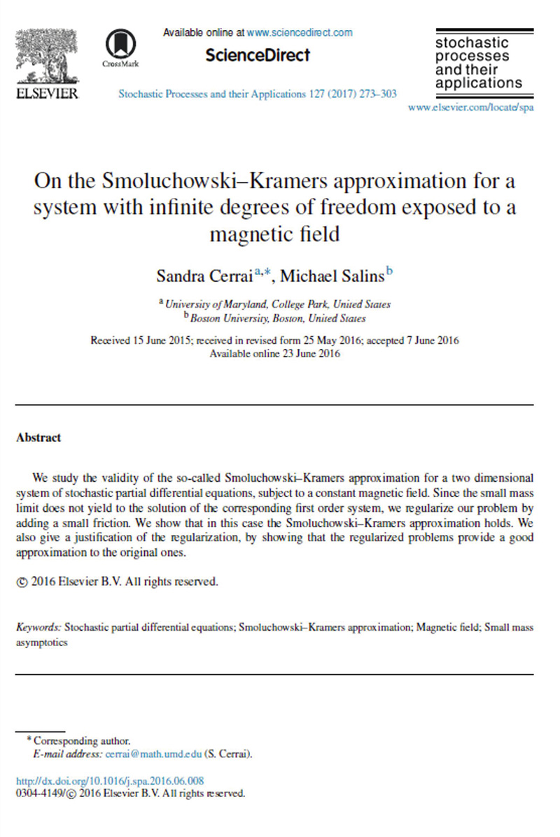 On the Smoluchowski-Kramers approximation