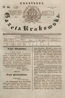 Codzienna Gazeta Krakowska. 1832, nr 46