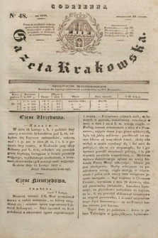 Codzienna Gazeta Krakowska. 1832, nr 48