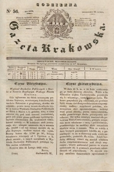 Codzienna Gazeta Krakowska. 1832, nr 56