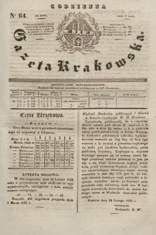 Codzienna Gazeta Krakowska. 1832, nr 64