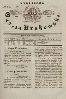 Codzienna Gazeta Krakowska. 1832, nr 66