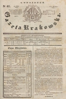 Codzienna Gazeta Krakowska. 1832, nr 67