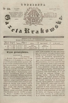 Codzienna Gazeta Krakowska. 1832, nr 68