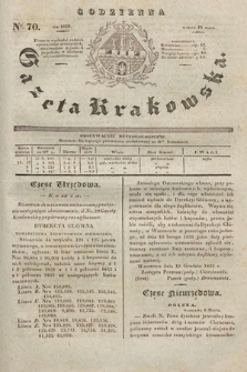 Codzienna Gazeta Krakowska. 1832, nr 70
