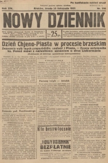 Nowy Dziennik. 1931, nr 316