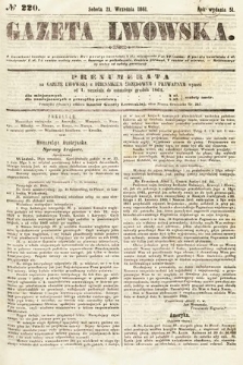 Gazeta Lwowska. 1861, nr 220