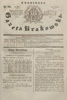 Codzienna Gazeta Krakowska. 1832, nr 78