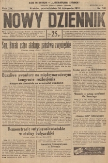 Nowy Dziennik. 1931, nr 321