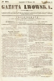 Gazeta Lwowska. 1861, nr 221