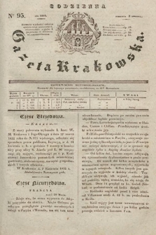 Codzienna Gazeta Krakowska. 1832, nr 95