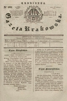 Codzienna Gazeta Krakowska. 1832, nr 101