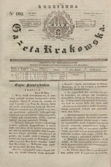 Codzienna Gazeta Krakowska. 1832, nr 102