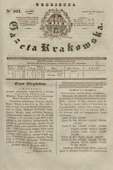 Codzienna Gazeta Krakowska. 1832, nr 103