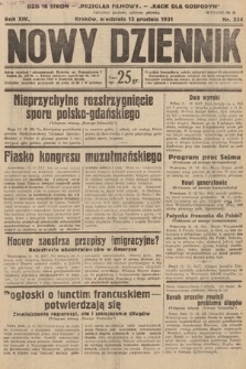 Nowy Dziennik. 1931, nr 334