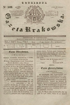 Codzienna Gazeta Krakowska. 1832, nr 109