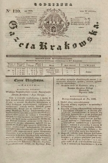 Codzienna Gazeta Krakowska. 1832, nr 110