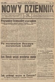 Nowy Dziennik. 1931, nr 337