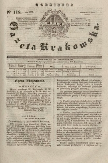 Codzienna Gazeta Krakowska. 1832, nr 118
