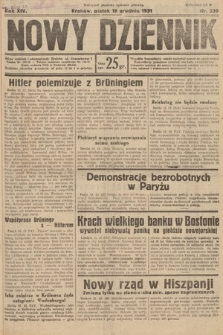 Nowy Dziennik. 1931, nr 339