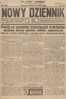 Nowy Dziennik. 1931, nr 340