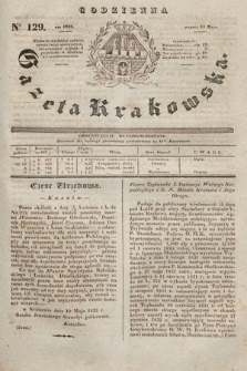 Codzienna Gazeta Krakowska. 1832, nr 129