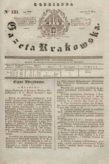 Codzienna Gazeta Krakowska. 1832, nr 131