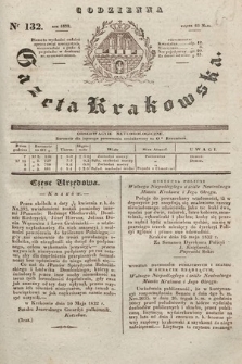 Codzienna Gazeta Krakowska. 1832, nr 132