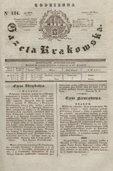 Codzienna Gazeta Krakowska. 1832, nr 134
