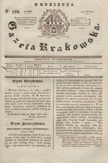 Codzienna Gazeta Krakowska. 1832, nr 139