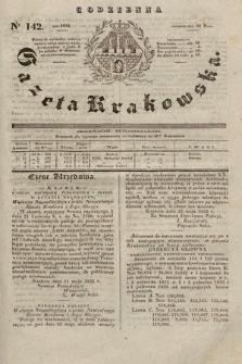 Codzienna Gazeta Krakowska. 1832, nr 142