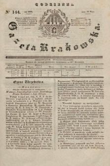 Codzienna Gazeta Krakowska. 1832, nr 144