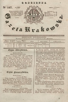 Codzienna Gazeta Krakowska. 1832, nr 147