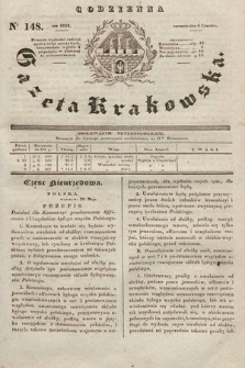 Codzienna Gazeta Krakowska. 1832, nr 148