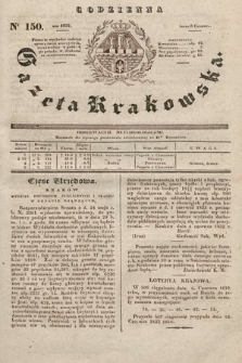 Codzienna Gazeta Krakowska. 1832, nr 150