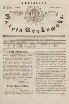 Codzienna Gazeta Krakowska. 1832, nr 154