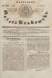 Codzienna Gazeta Krakowska. 1832, nr 156