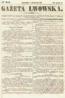 Gazeta Lwowska. 1861, nr 233