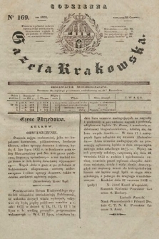 Codzienna Gazeta Krakowska. 1832, nr 169