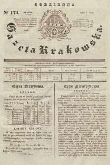 Codzienna Gazeta Krakowska. 1832, nr 174