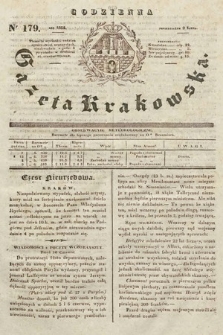 Codzienna Gazeta Krakowska. 1832, nr 179