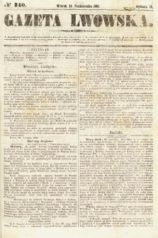 Gazeta Lwowska. 1861, nr 240