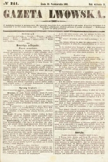 Gazeta Lwowska. 1861, nr 241