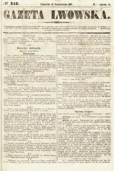 Gazeta Lwowska. 1861, nr 242