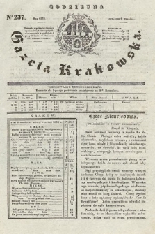 Codzienna Gazeta Krakowska. 1832, nr 237