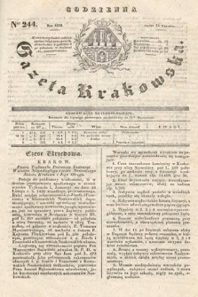 Codzienna Gazeta Krakowska. 1832, nr 244